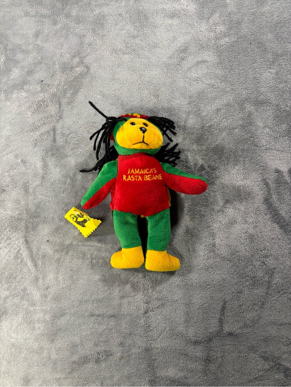 Rasta Beanie Plush Bear - Red, Green & Yellow Kids Stuffed Toy